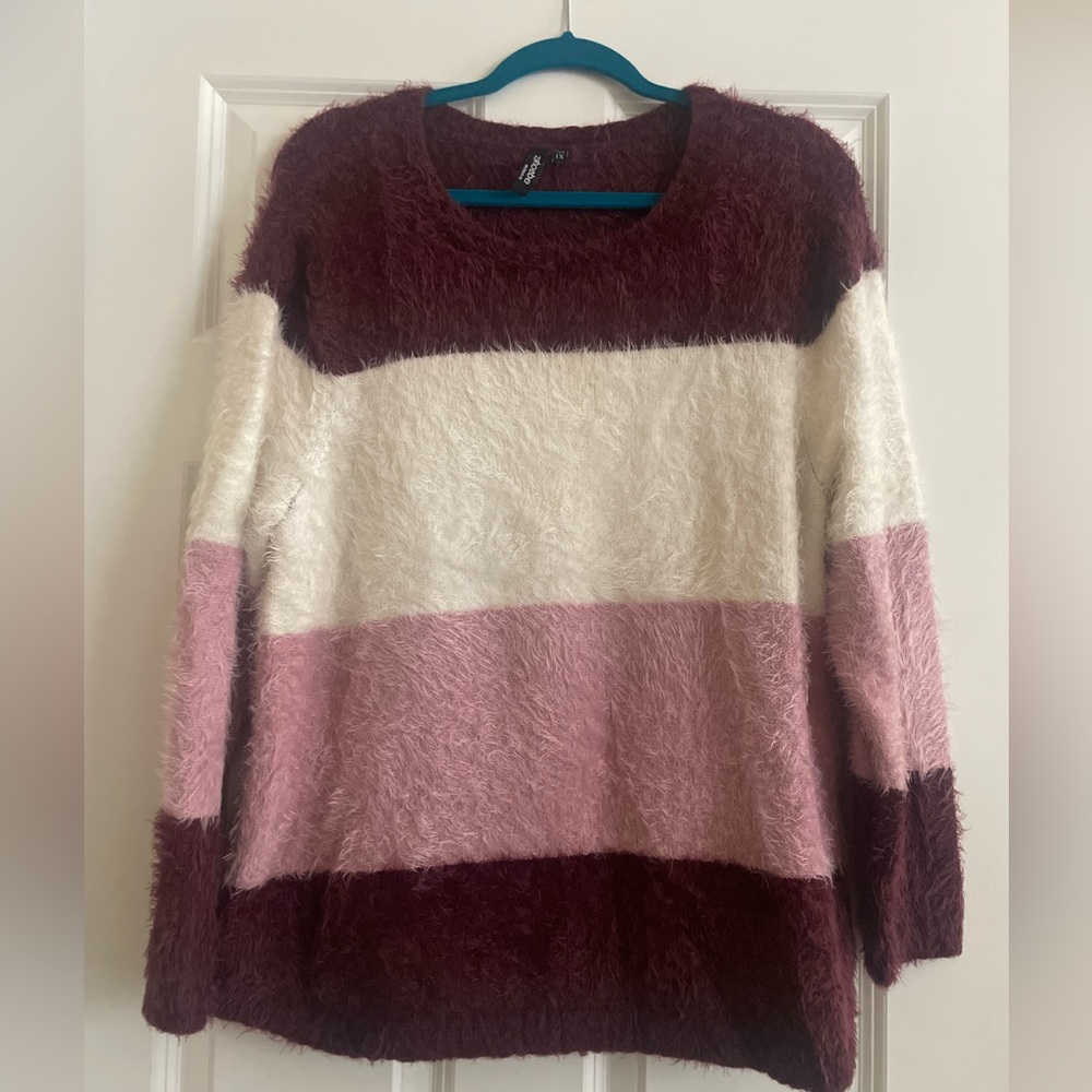 Fuzzy Pink Sweater